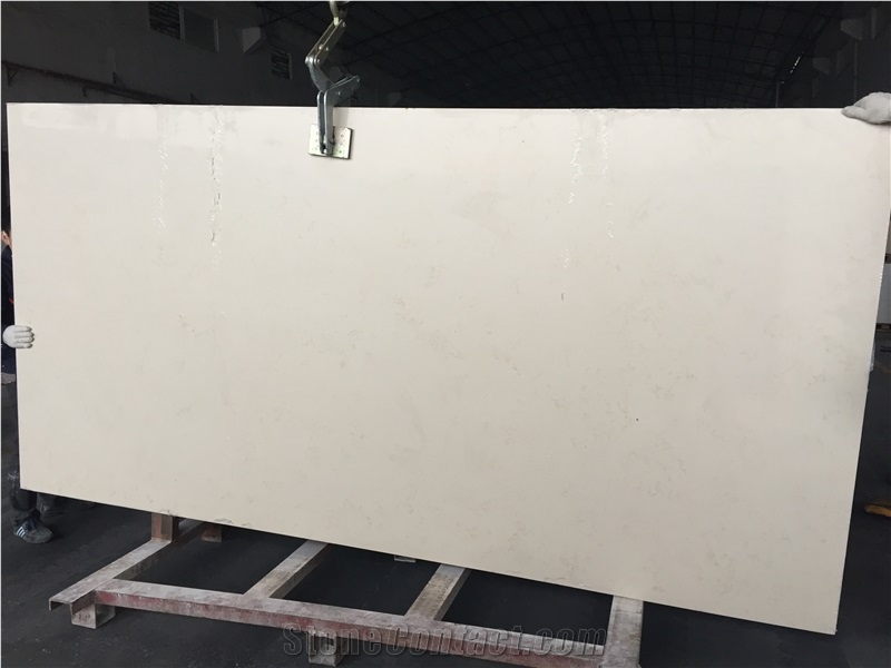 Yellow Artificial Quartz Stone for Wall Tile