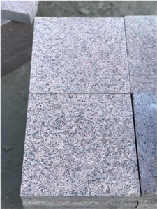 Leznykivske Granite, Maple Red Ukraine, Leznykivskoe Red Granite Facing Tiles