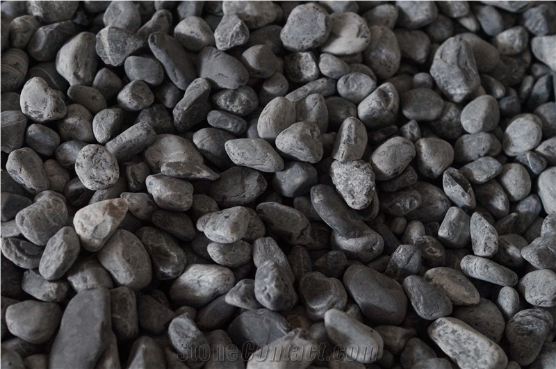 Balck Pebbles, River Stone, Crushed Chips Gravels