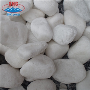 Snow White Tumble Stone for Decorating Out Door