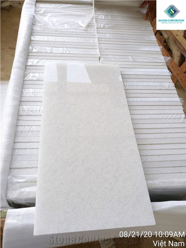 Fine Grain White Marble Tiles