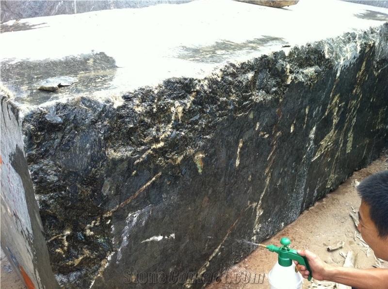 Labradorite Blue Granite Blocks