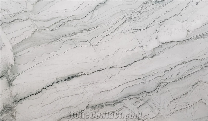 Infinity White Quartzite Slabs
