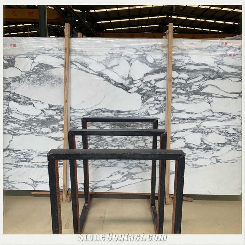 Arabescato White Marble Square Meter Price Slab