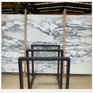 Arabescato White Marble Square Meter Price Slab