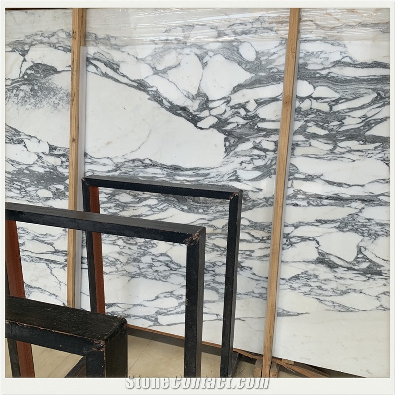 Arabescato White Marble Square Meter Price Slab