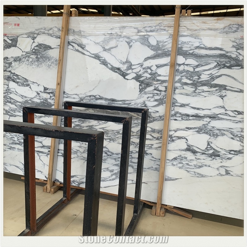 Arabescato White Marble Square Meter Price Slab