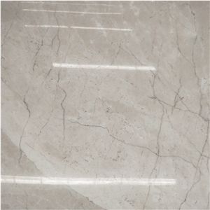 Arc Shape Beige Marble Cladding Column Covering Panels