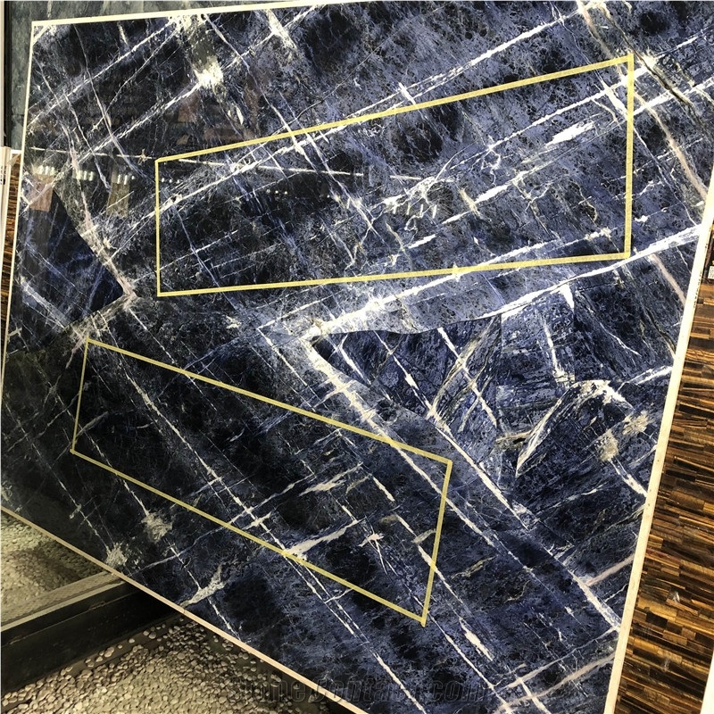 Blue Sodalite Honeycomb Panels