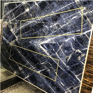 Blue Sodalite Honeycomb Panels