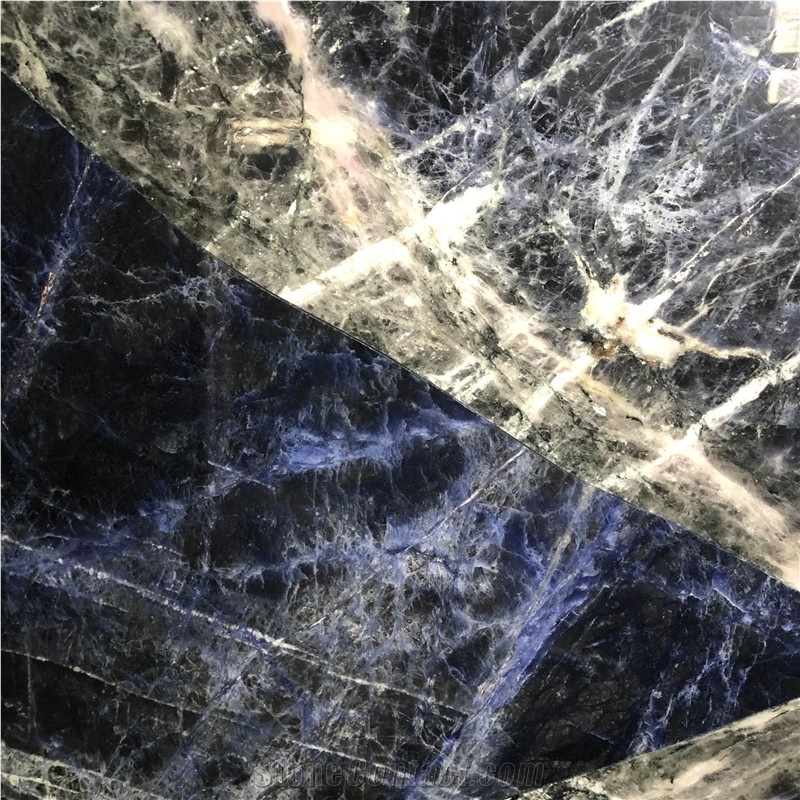 Blue Sodalite Honeycomb Panels