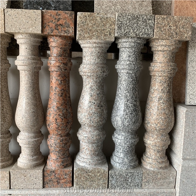 Balcony Baluster Polished Outdoor Granite Hand Rail