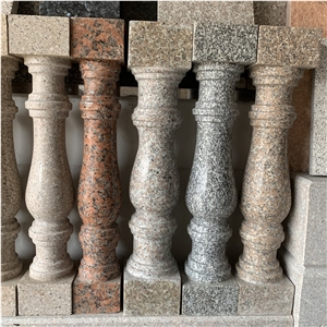 Balcony Baluster Polished Outdoor Granite Hand Rail
