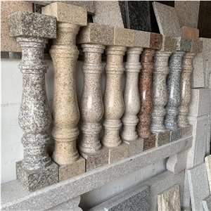 Balcony Baluster Polished Outdoor Granite Hand Rail