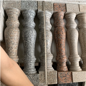 Balcony Baluster Polished Outdoor Granite Hand Rail