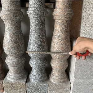 Balcony Baluster Polished Outdoor Granite Hand Rail