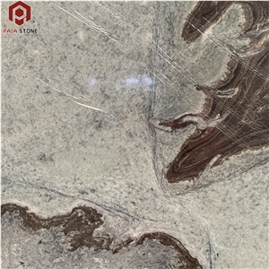 Beautiflu Brown Marble With Dragon Veins Slab