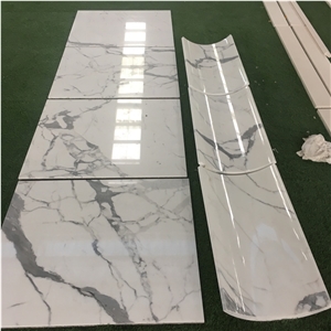 Calacatta White Marble Honeycomb Panels