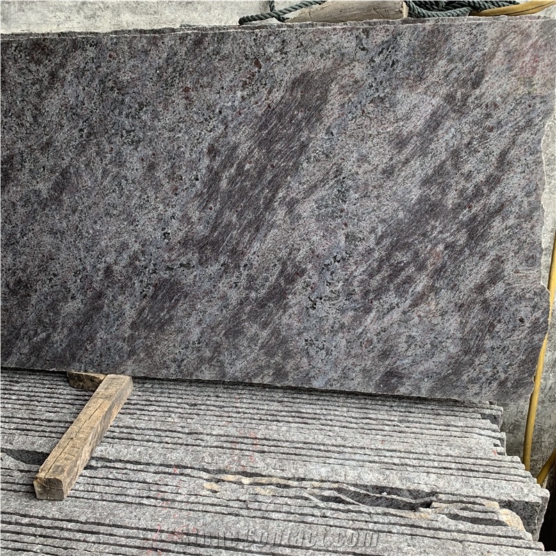 China Dark Gray Granite Slab for Indoor Design