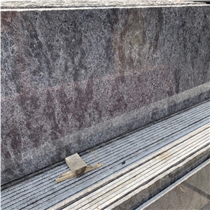 China Dark Gray Granite Slab for Indoor Design