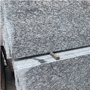 China Spray White Granite Slab Indoor & Outdoor