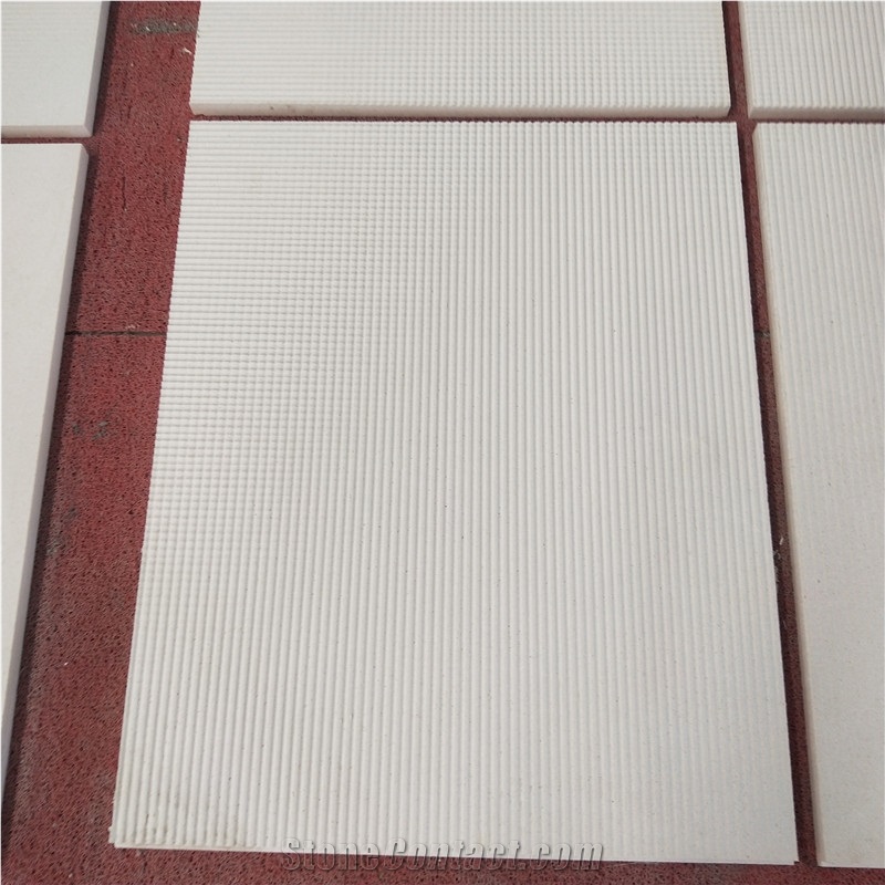 Cnc Carving White Limestone Wall Tiles Design 3d Wall Panels