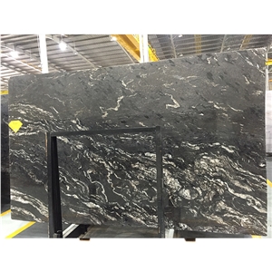 Cometic Black Quartzite Slabs Tiles Cometic Black Quartzite Slabs Tiles