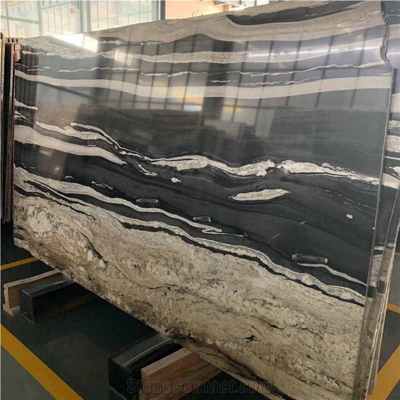 Copacabana Black & White Quartzite Slabs