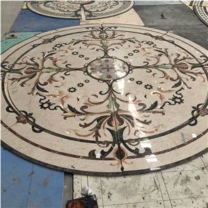 Customize Design Lobby Round Pattern Floor Tiles