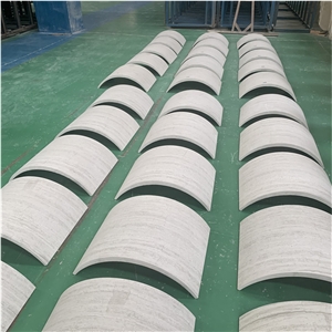 Customized Natural Stone Hollow Marble Column Panel