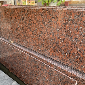Decorative Natural Rosso Santiago Red Granite
