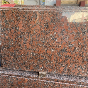 Decorative Natural Rosso Santiago Red Granite