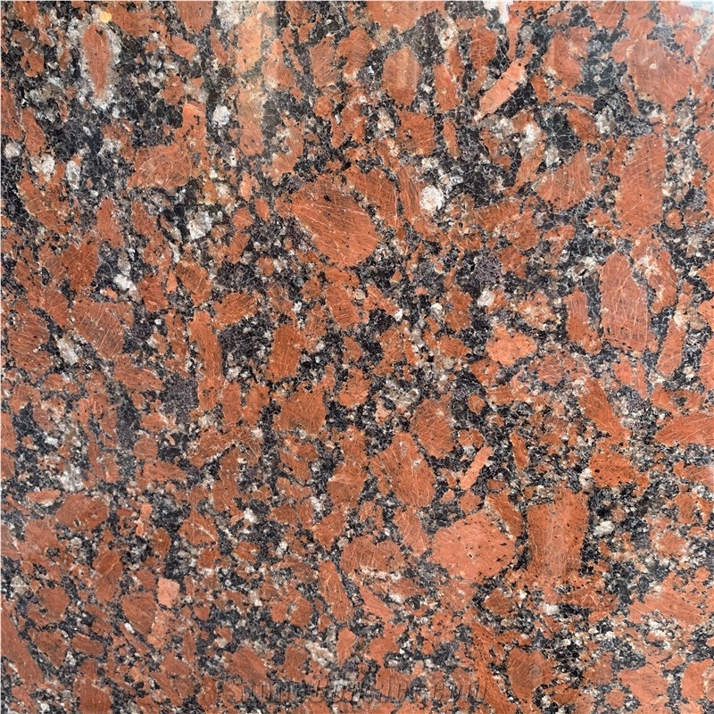 Decorative Natural Rosso Santiago Red Granite