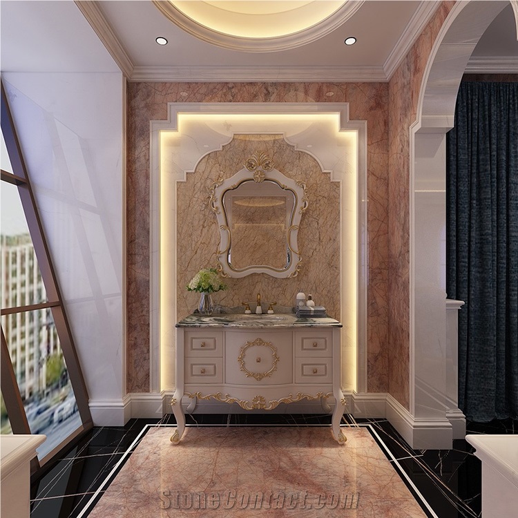 Elegant Red  Impression Versailles Marble Wall Tile