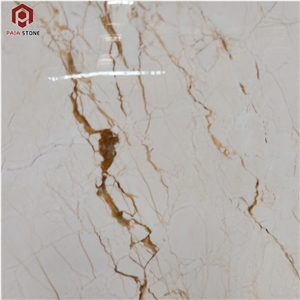 Sofitel Gold Beige Marble Tile For Floor Decor