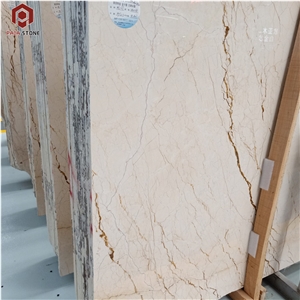 Sofitel Gold Beige Marble Tile For Floor Decor