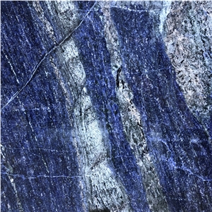 Funcy Sapphire Blue Quartzite Slabs Flooring Tiles