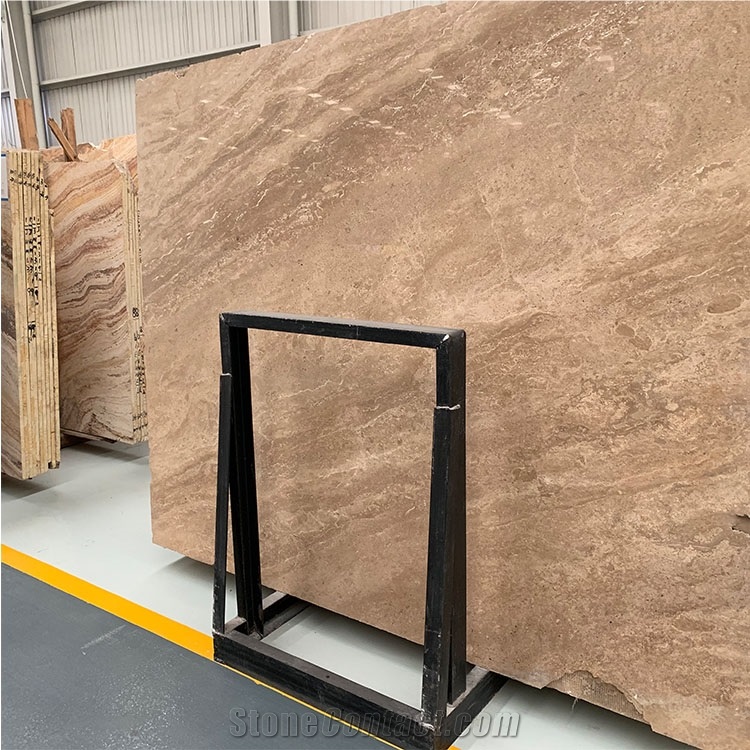 Golden Travertine Tile For Exterior Wall Cladding