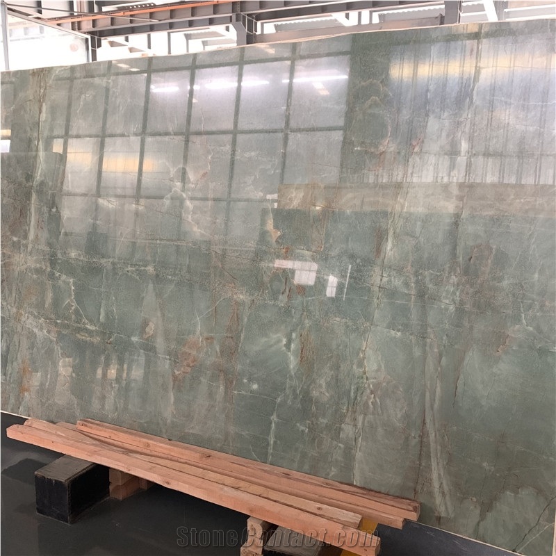 Imported Royal Jade Green Quartzite Slabs