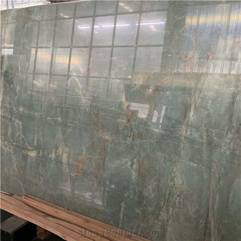 Imported Royal Jade Green Quartzite Slabs