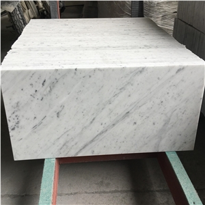 Italian Bianco Carrara White Marble Tiles For Bathroom Wall