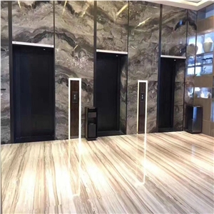 Italian Venice Brown Marble Slabs Tiles Project