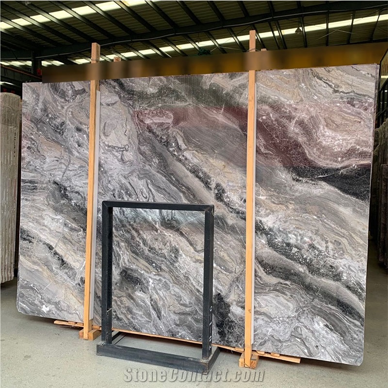 Italian Venice Brown Marble Slabs Tiles Project