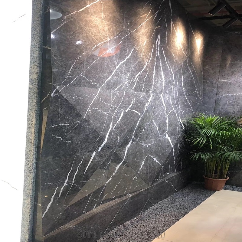 Polished 18Mm Wyndham Grey Marble Slabs And Tiles