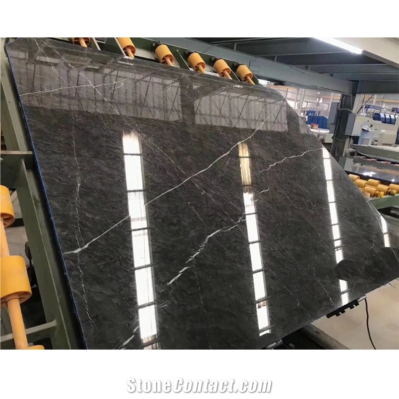 Polished 18Mm Wyndham Grey Marble Slabs And Tiles