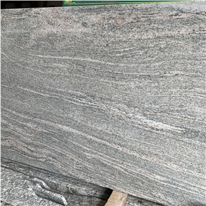 Juparana Gold Granite Slab For Outdoor Decoration