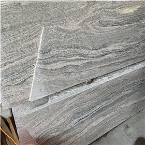 Juparana Gold Granite Slab For Outdoor Decoration