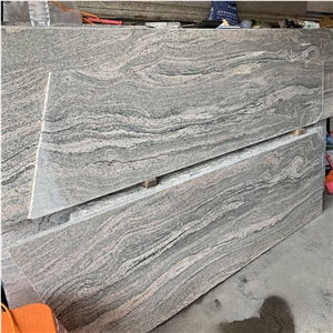 Juparana Gold Granite Slab For Outdoor Decoration
