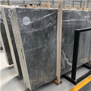 Lafite White Grey Marble Slab For Villa Project