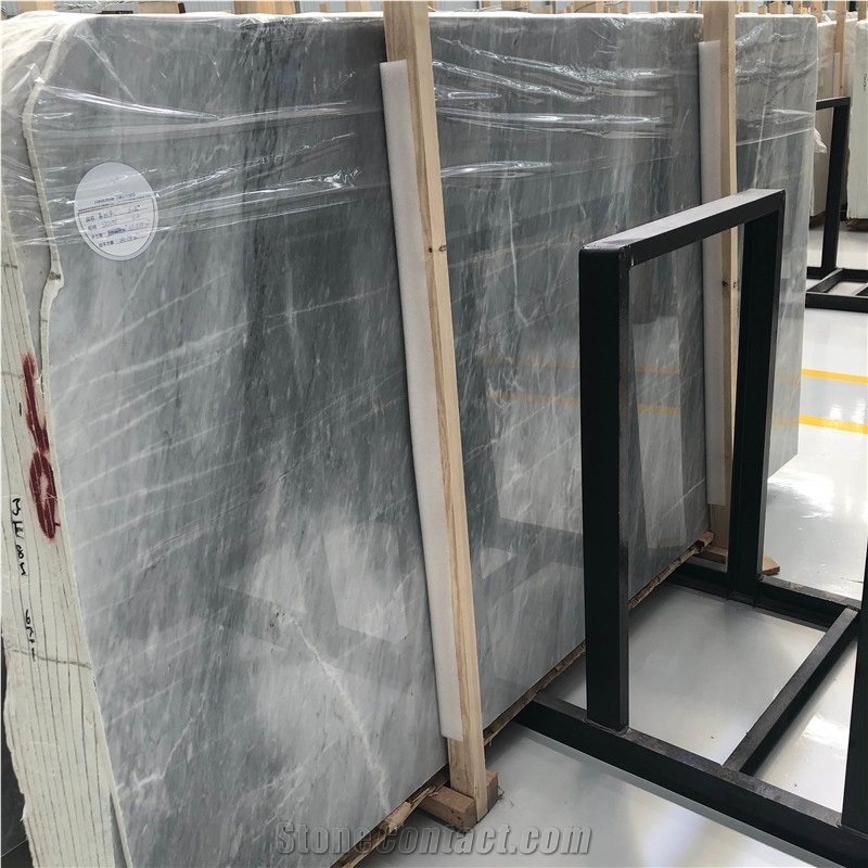 Lafite White Grey Marble Slab For Villa Project